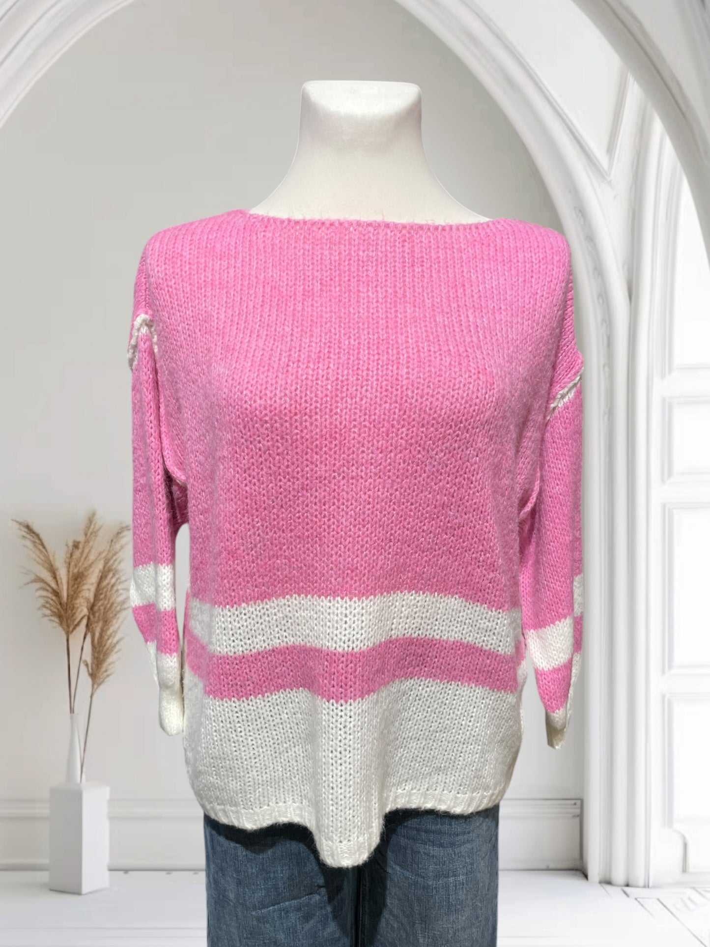 FaS783 Pullover mit Nähten