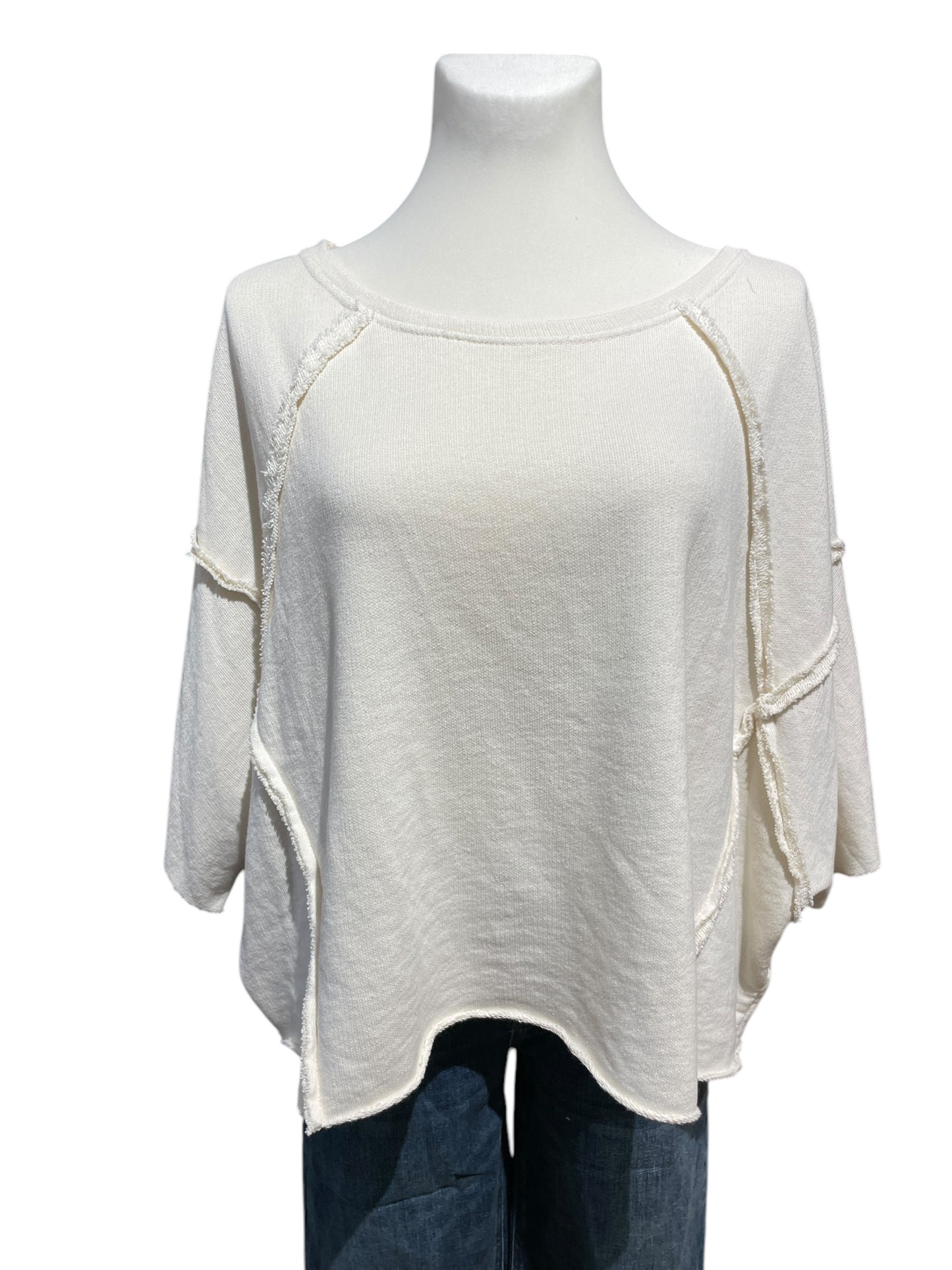 FaS801 Sweatshirt mit Nähten