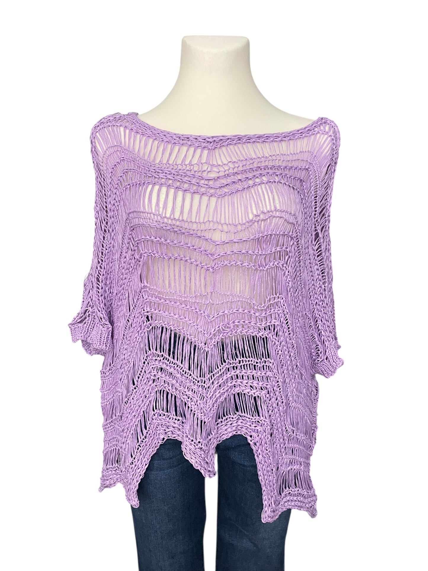 935 Häkel Pullover oversize