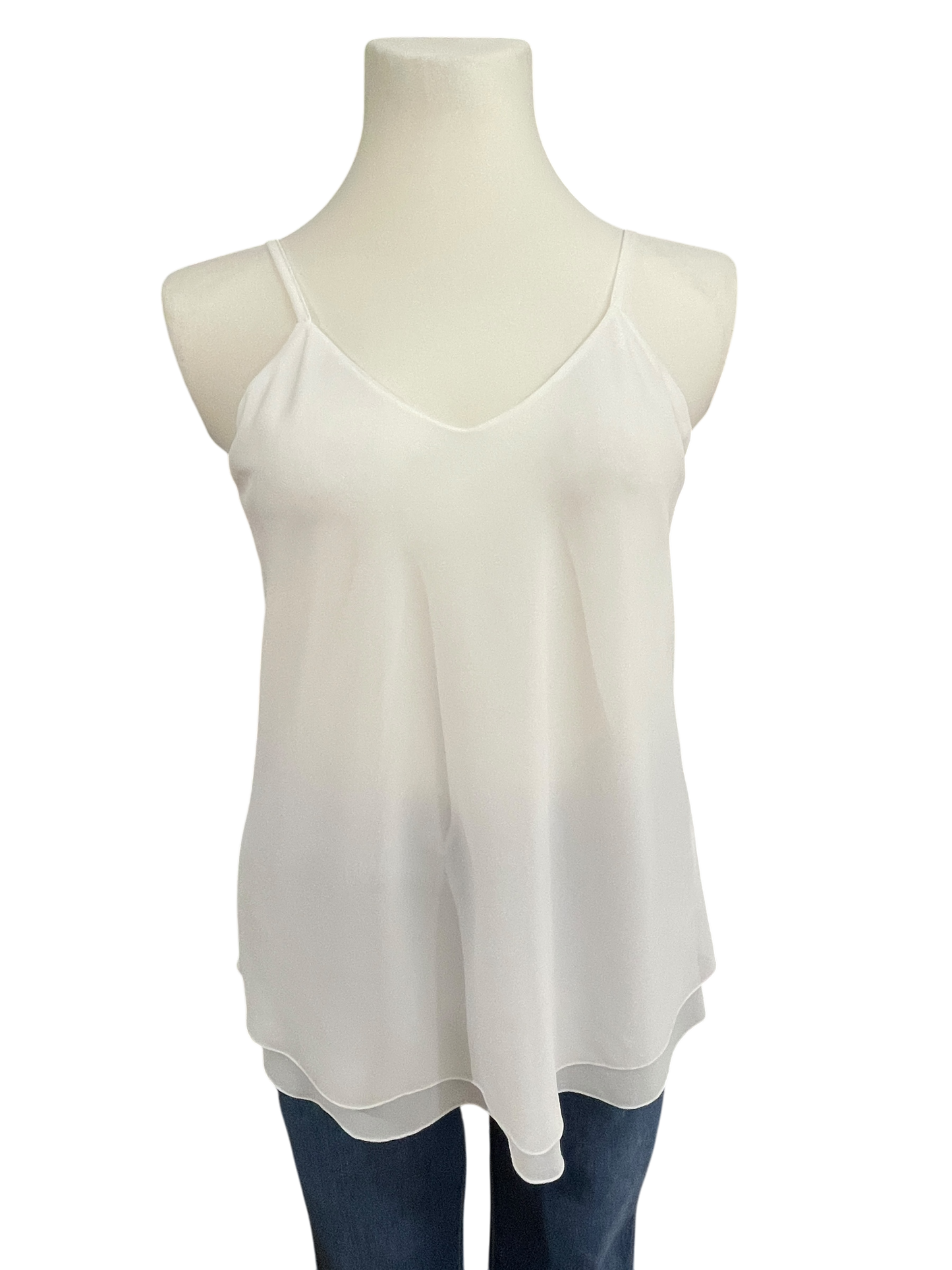 FaS806 Sommer Top mit Spaghettiträgern