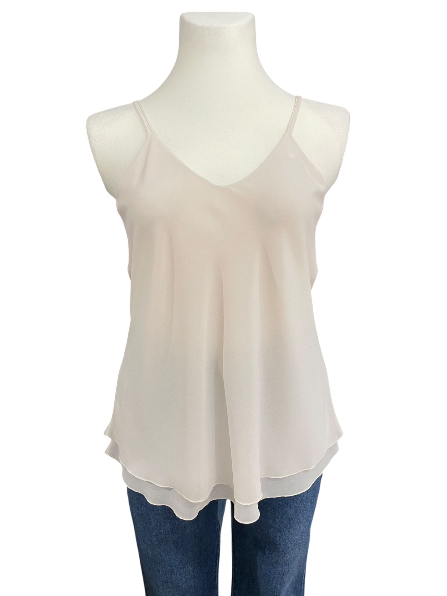 FaS806 Sommer Top mit Spaghettiträgern