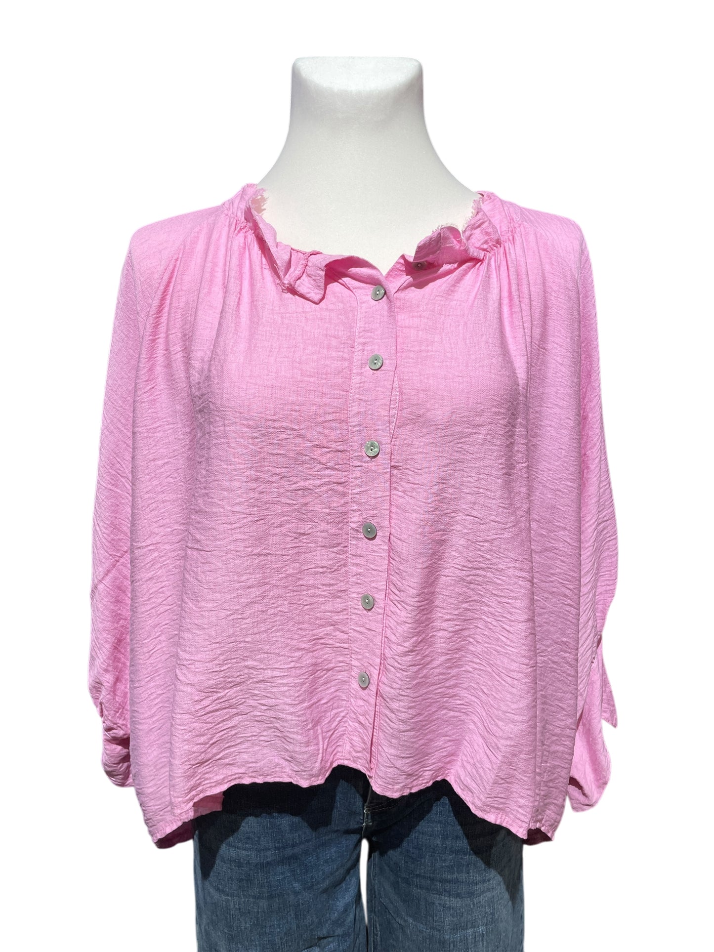 FaS789 Tunika Bluse uni