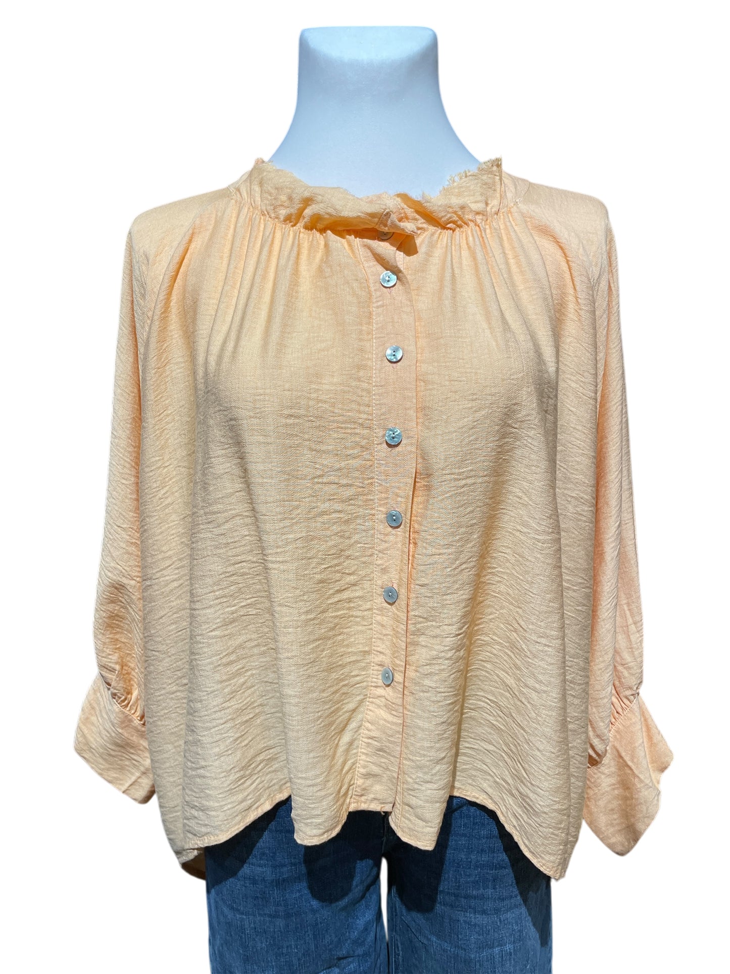 FaS789 Tunika Bluse uni