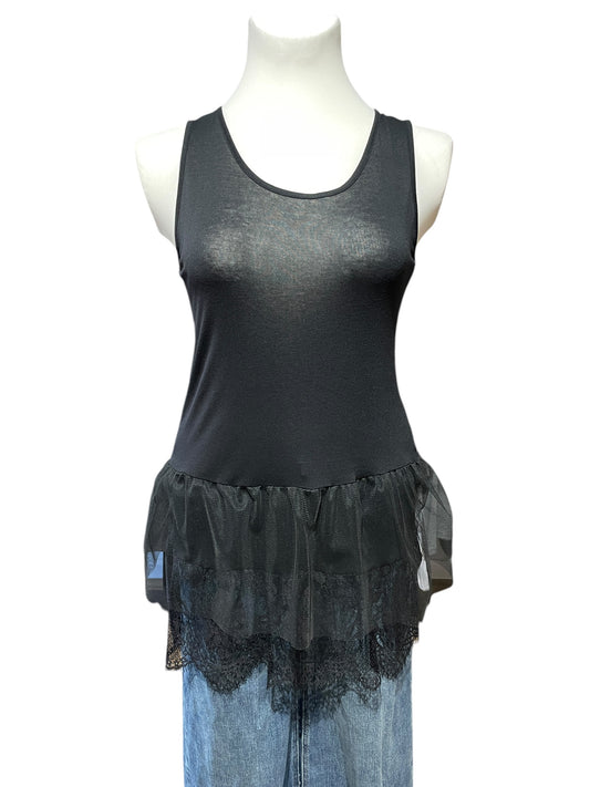 FaS795 Spitzentop Top Shirt lang