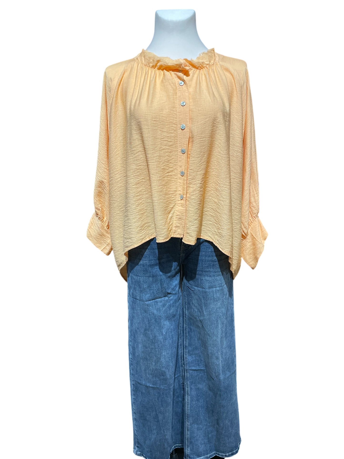 FaS789 Tunika Bluse uni