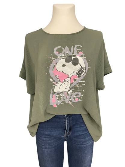 899 Blusen Shirt Snoopy