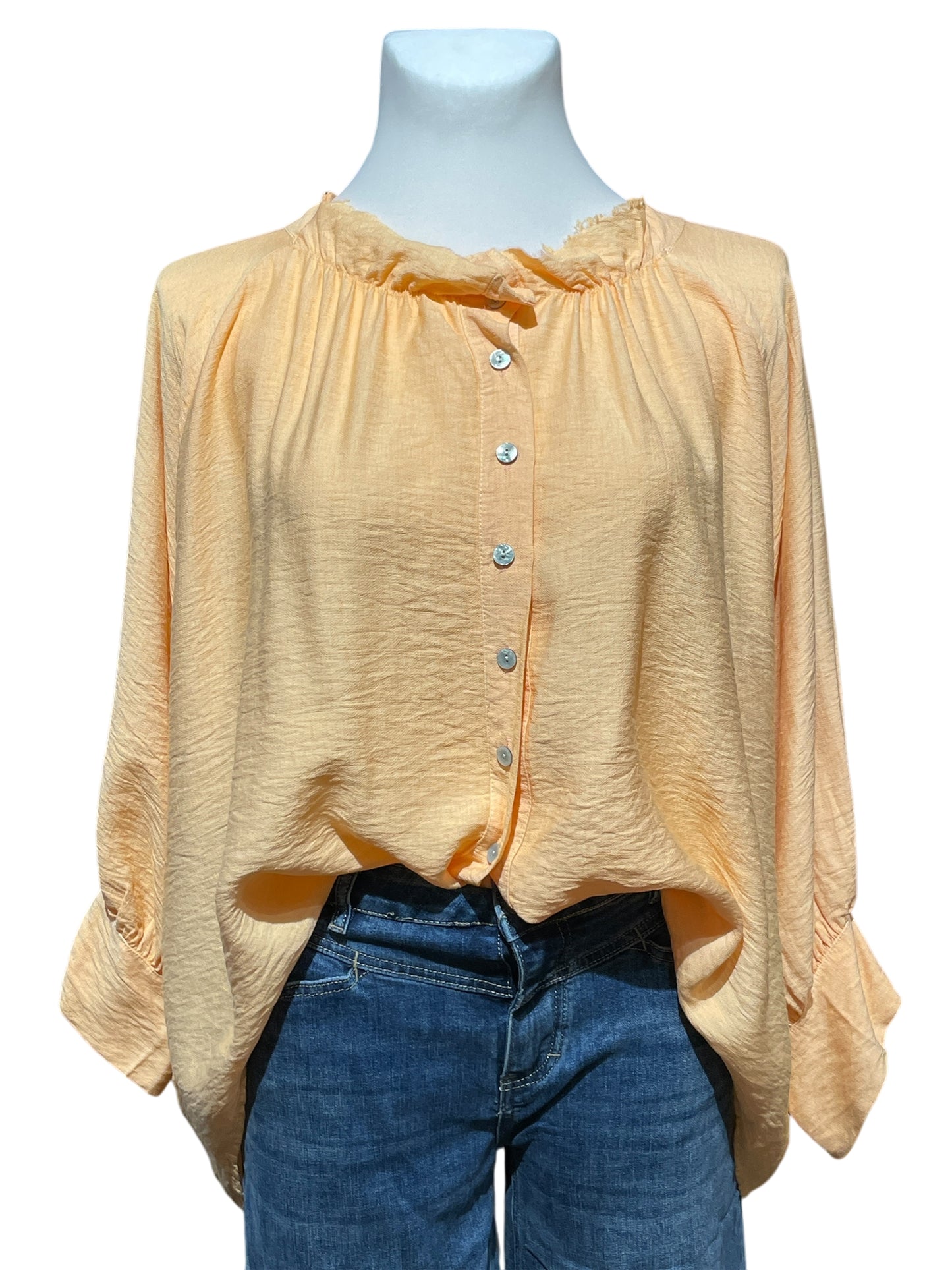 FaS789 Tunika Bluse uni