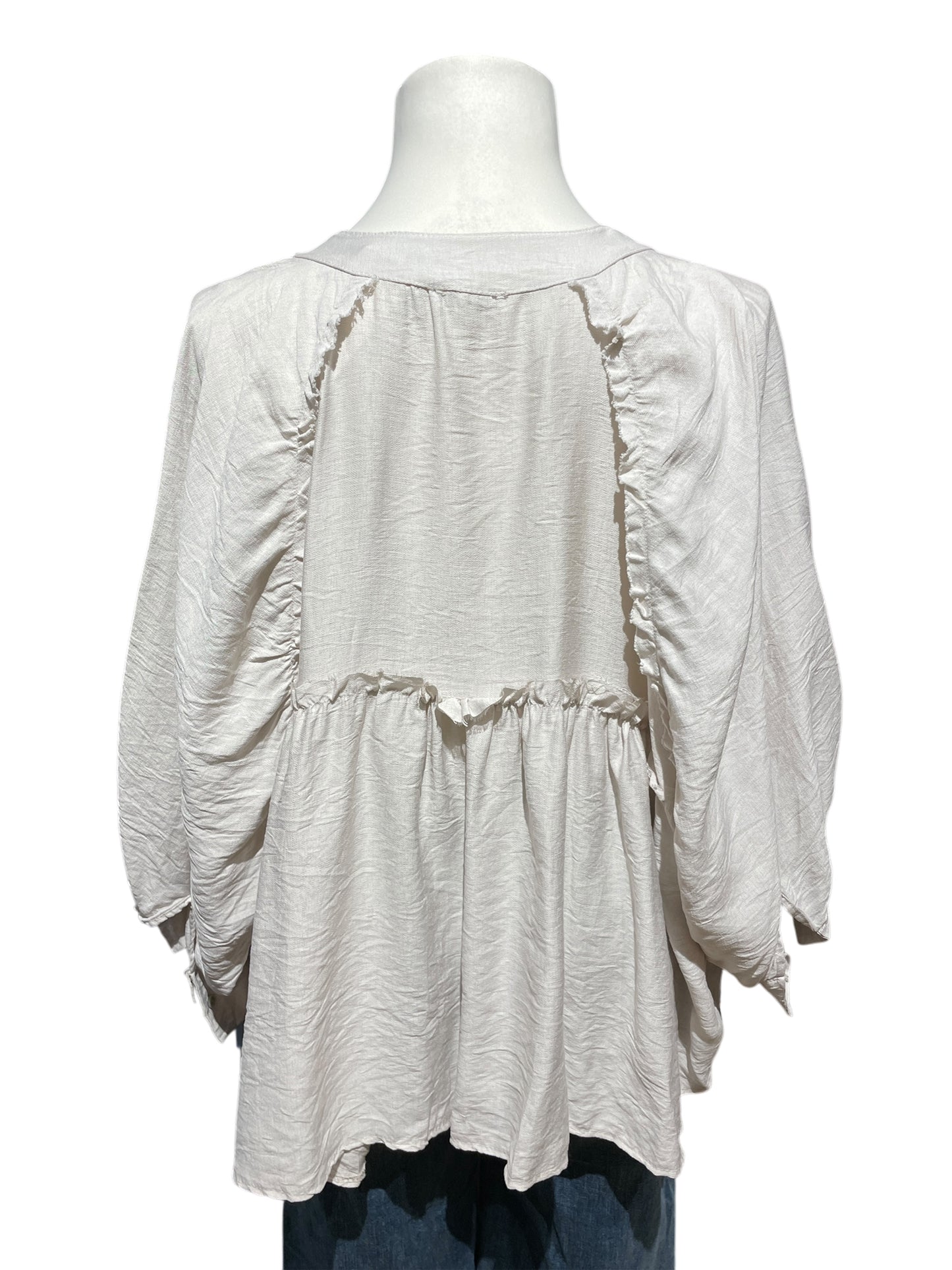 FaS789 Tunika Bluse uni