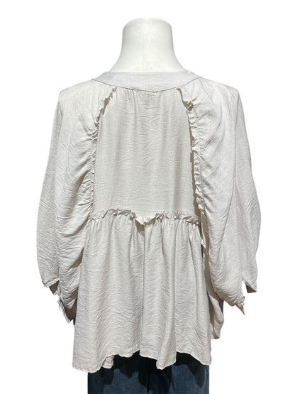 FaS789 Tunika Bluse uni