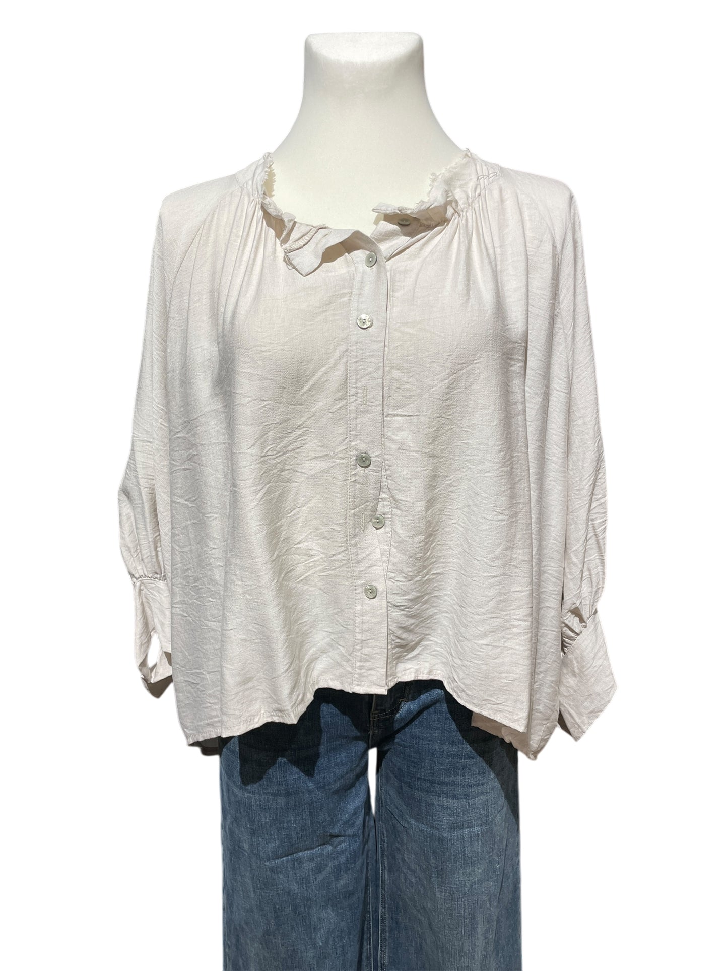 FaS789 Tunika Bluse uni