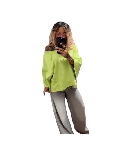 FaS801 Sweatshirt mit Nähten