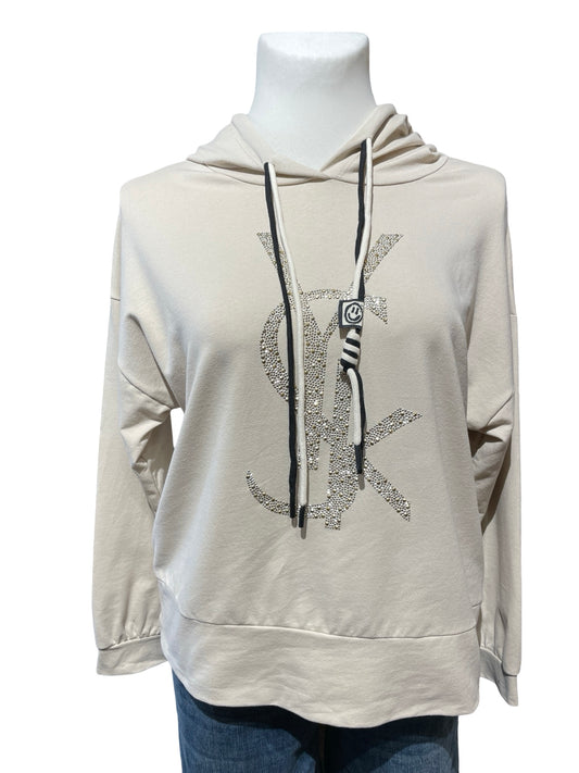 FaS770 Hoody mit Print (Steinchen)